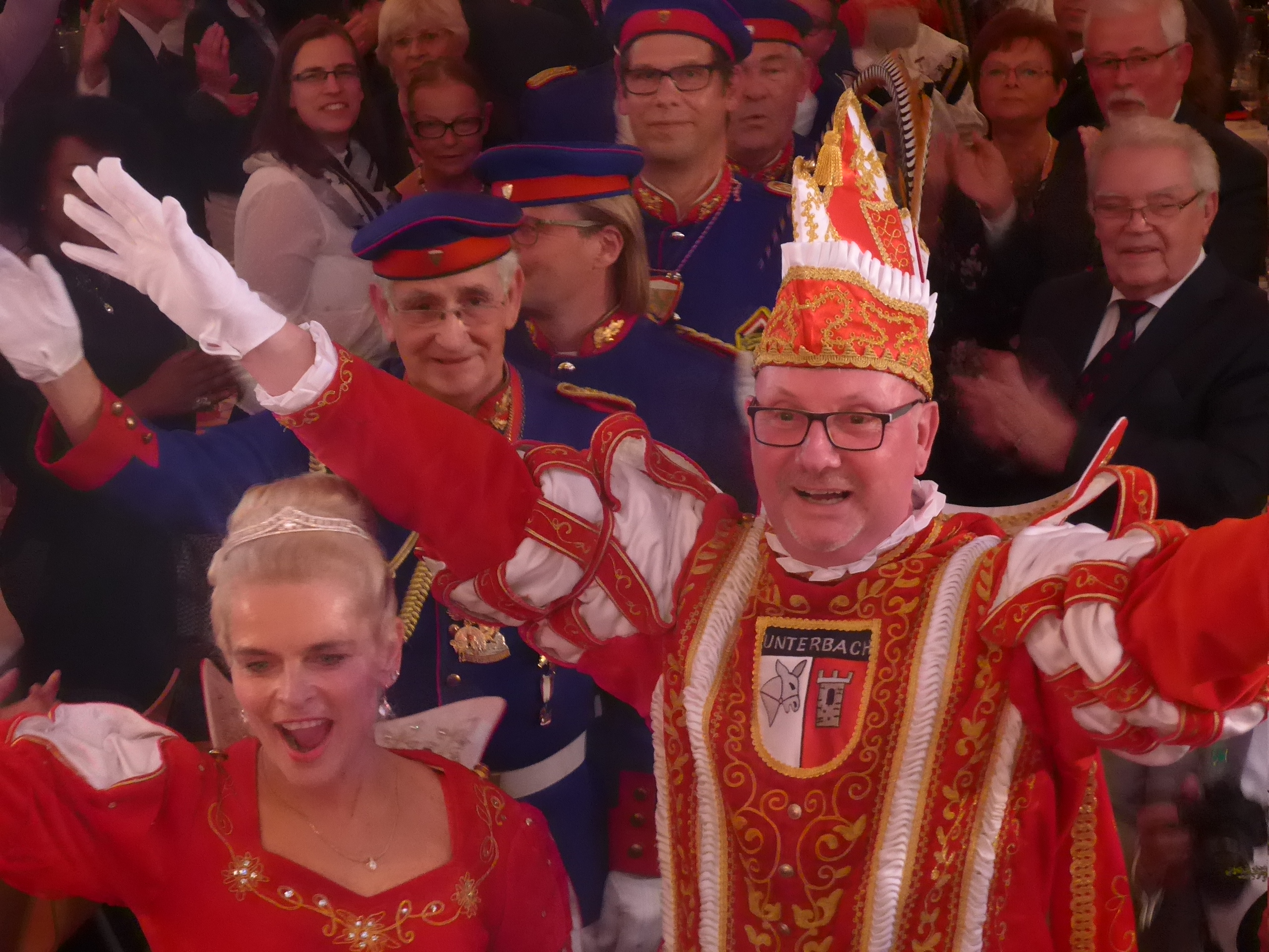 Klaus I. Hammer und Susanne I. Feldmann sind das neue Prinzenpaar für Unterbachs Karnevalisten.
